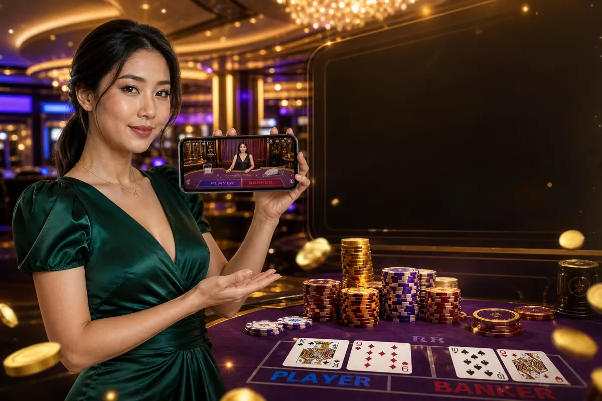 bos188 Casino meja live dealer baccarat